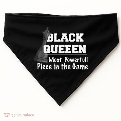 Black History Month Black Queen USA-Made Doggie Bandana