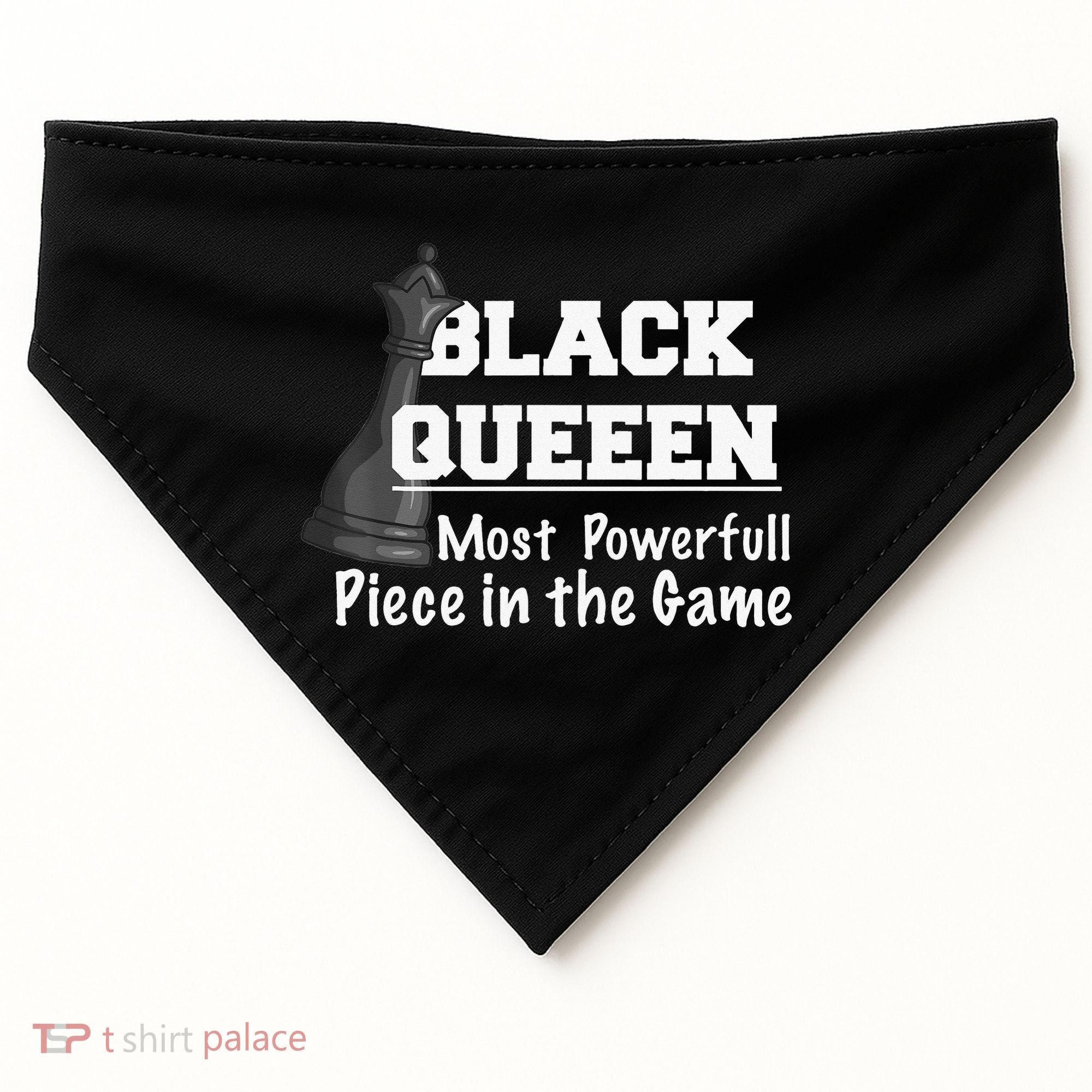 Black History Month Black Queen USA-Made Doggie Bandana