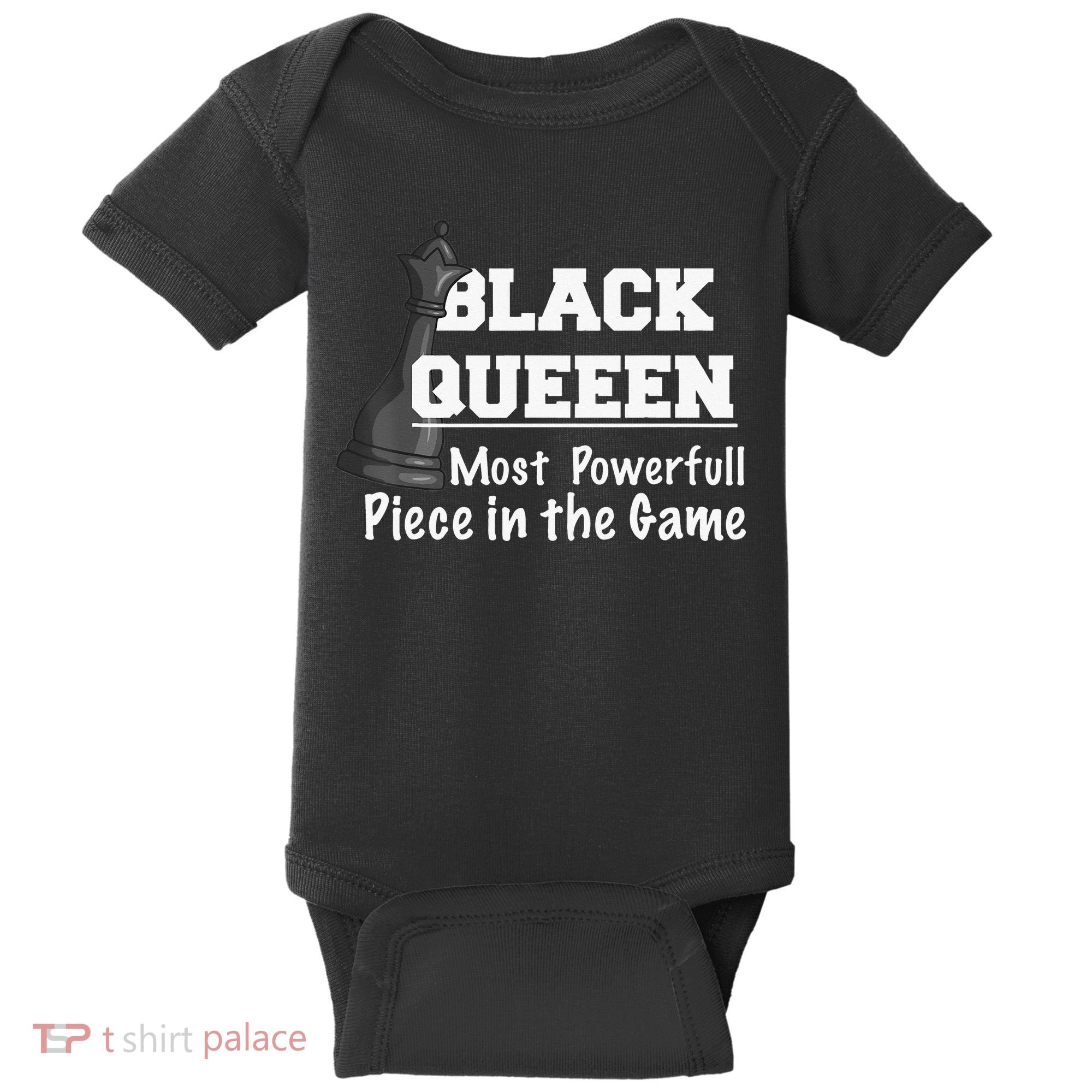 Black History Month Black Queen Baby Bodysuit