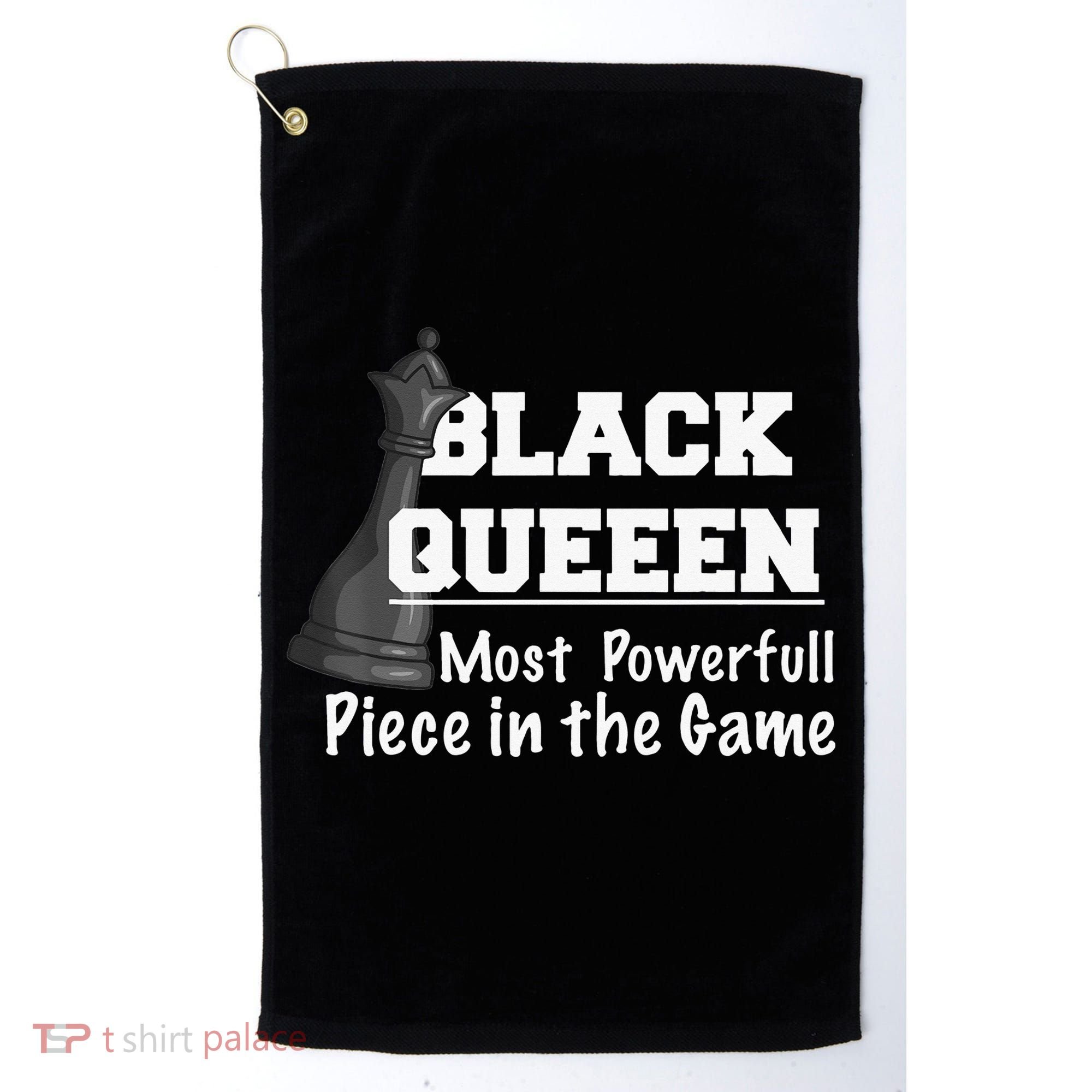 Black History Month Black Queen Golf Towel