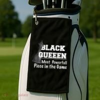 Black History Month Black Queen Golf Towel thumb 2