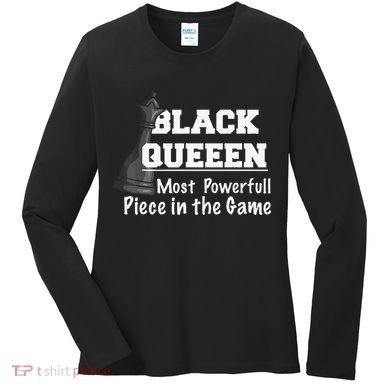Black History Month Black Queen Women's Long Sleeve Shirt