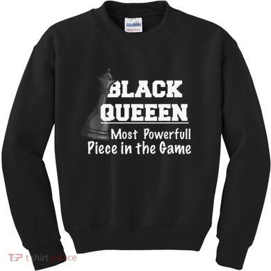 Black History Month Black Queen Kids Sweatshirt