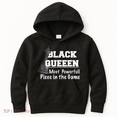 Black History Month Black Queen Kids Hoodie