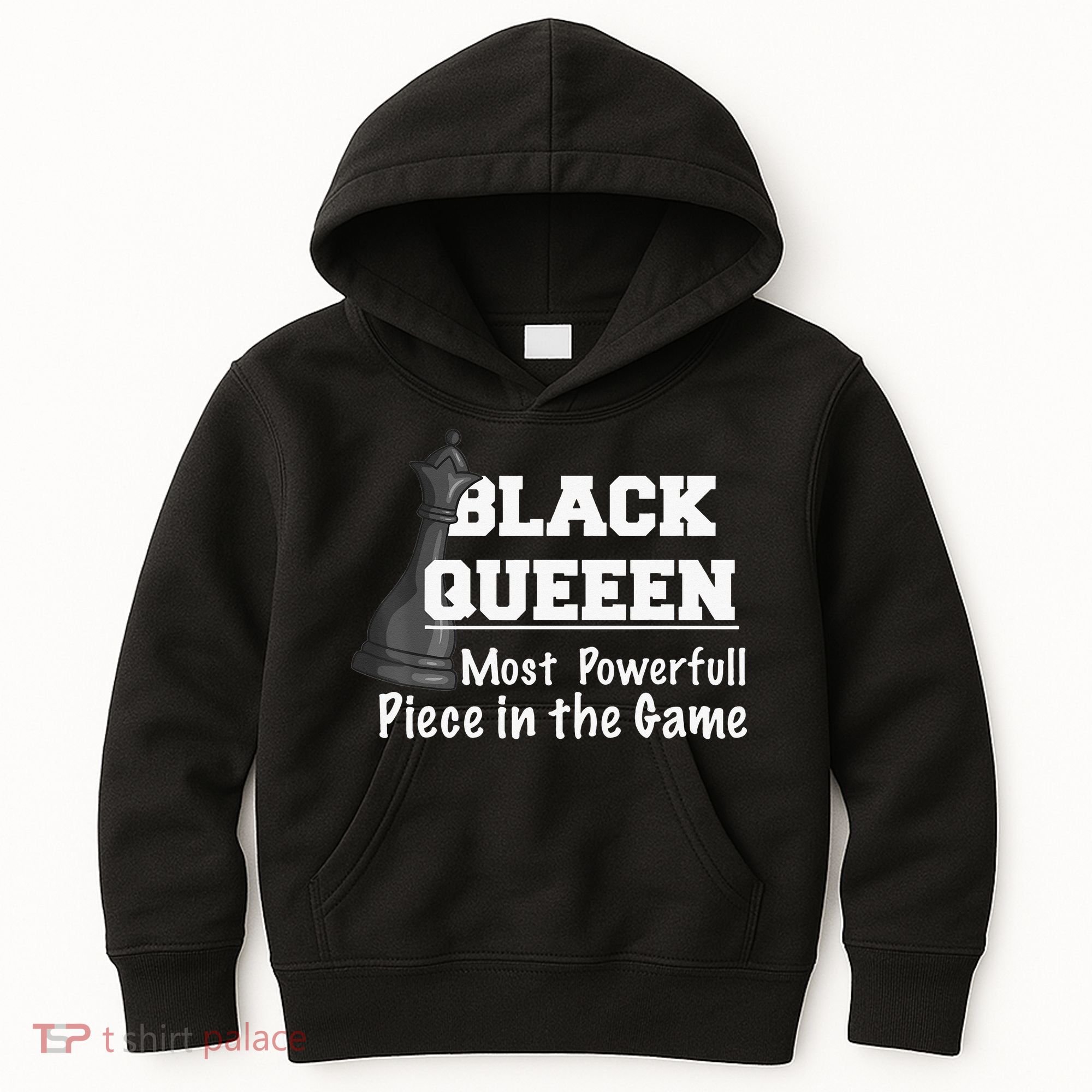 Black History Month Black Queen Kids Hoodie