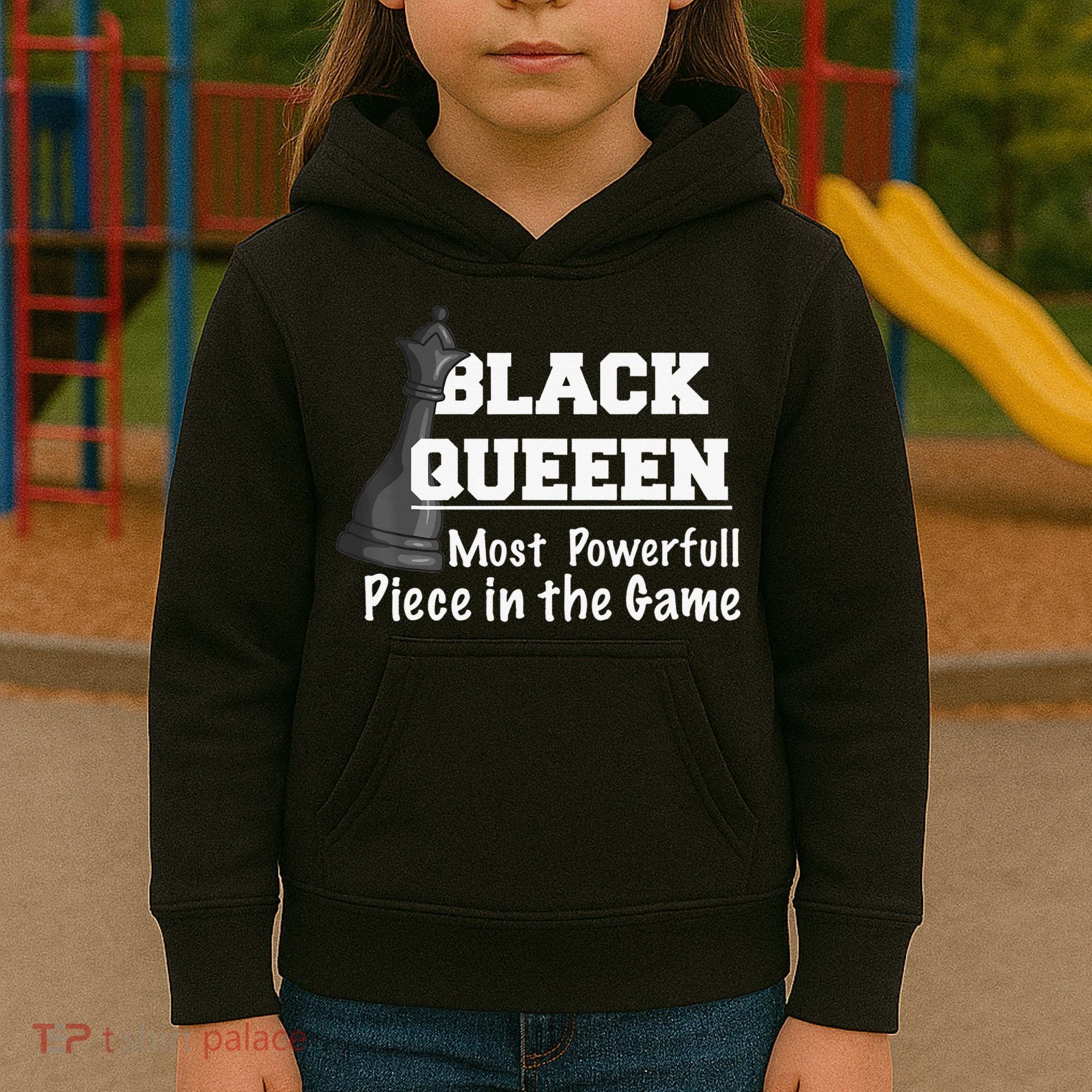Black History Month Black Queen Kids Hoodie