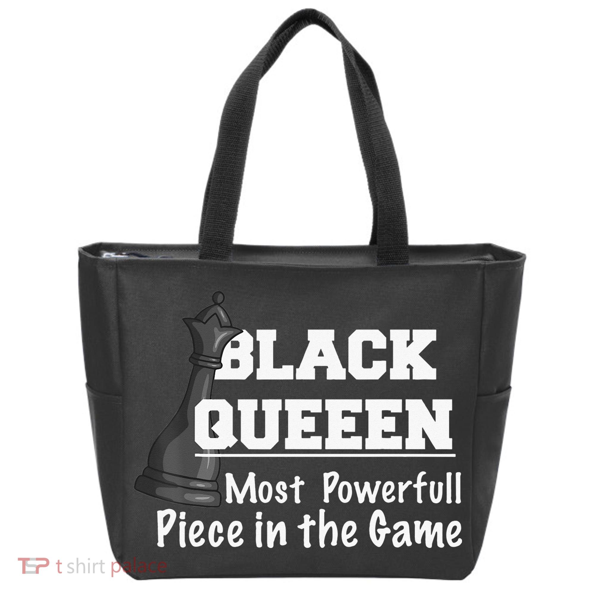 Black History Month Black Queen Tote Bag