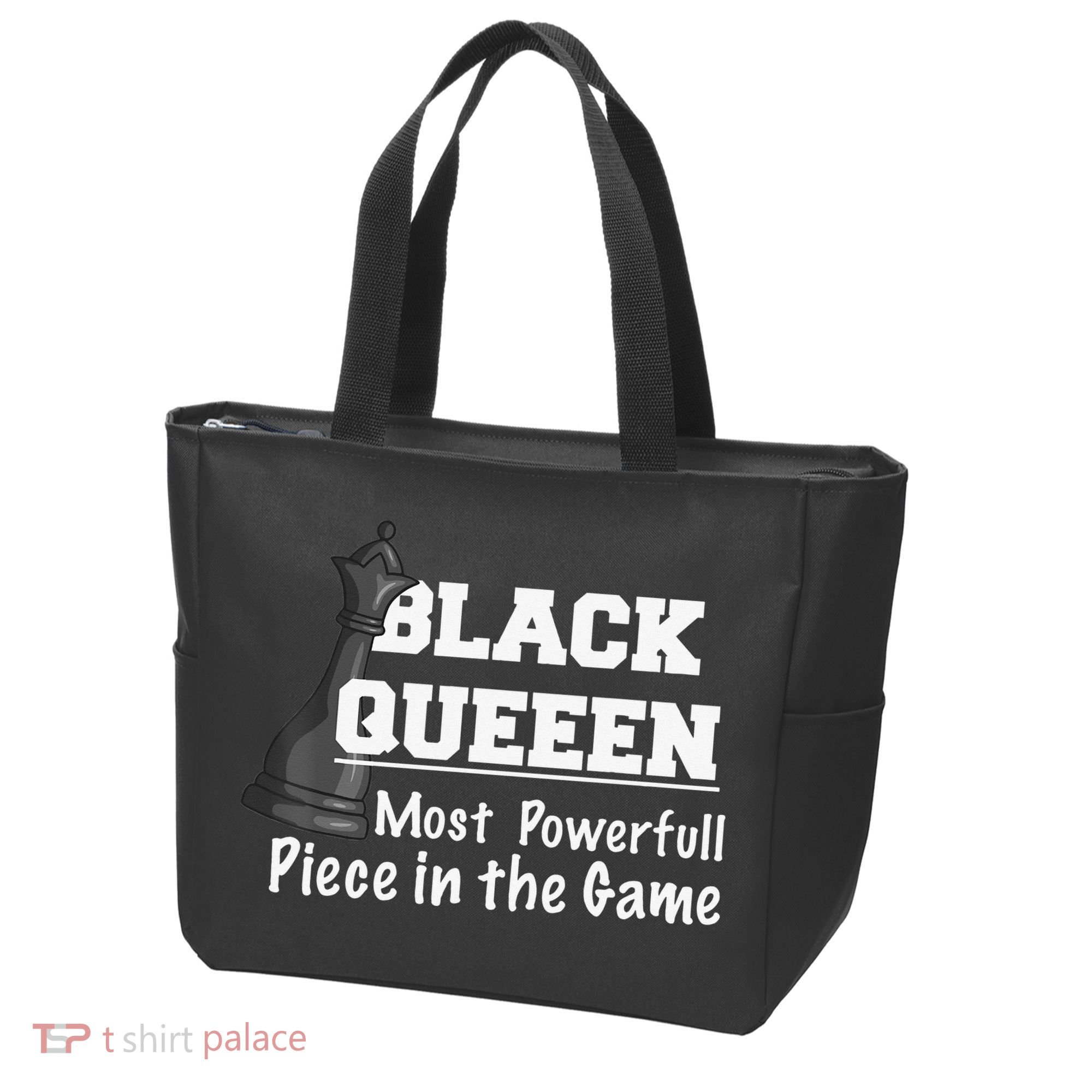 Black History Month Black Queen Tote Bag