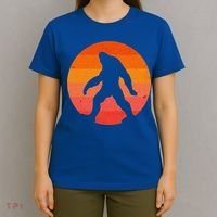 Bigfoot Halloween Moon Vintage Costume Sasquatch Yeti Gift T-Shirt thumb 4