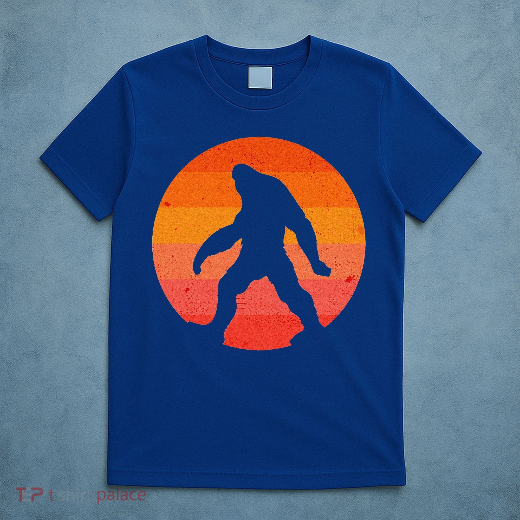 Bigfoot Halloween Moon Vintage Costume Sasquatch Yeti Gift T-Shirt
