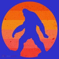 Bigfoot Halloween Moon Vintage Costume Sasquatch Yeti Gift T-Shirt thumb 7