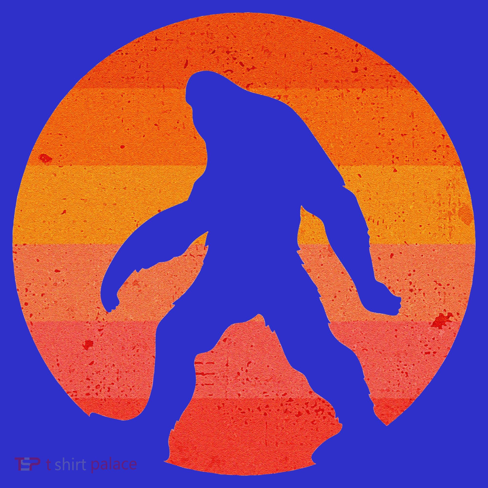 Bigfoot Halloween Moon Vintage Costume Sasquatch Yeti Gift T-Shirt