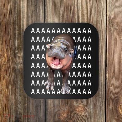Baby Hippo Moo Deng Coaster
