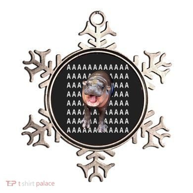 Baby Hippo Moo Deng Ornament