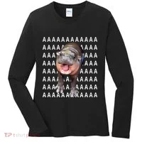 Baby Hippo Moo Deng Women's Long Sleeve Shirt thumb 0