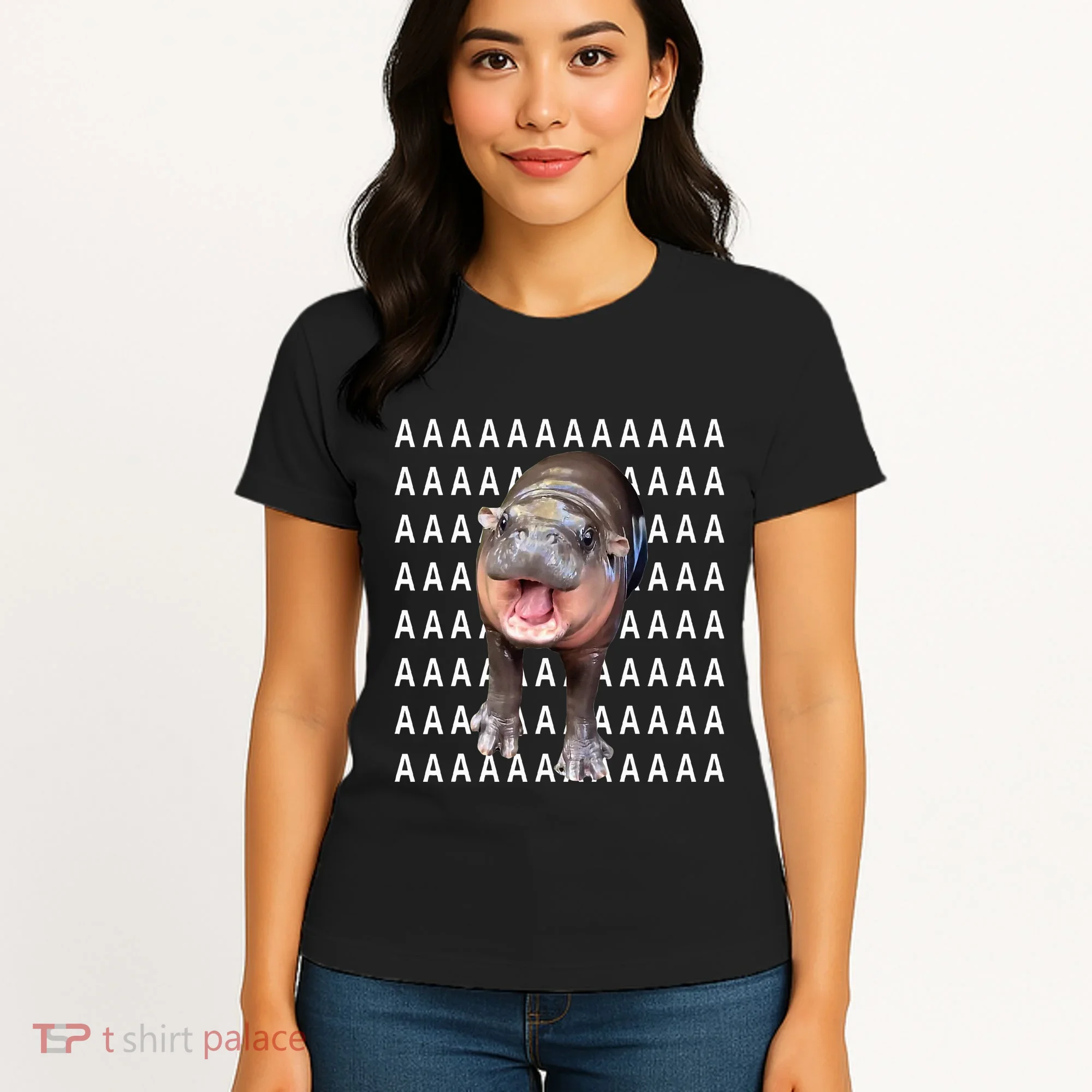 Baby Hippo Moo Deng Women's T-Shirt