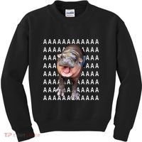 Baby Hippo Moo Deng Kids Sweatshirt thumb 0