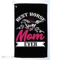 Best Horse Mom Ever Mother Horseback Riding Mother's Day Gift Golf Towel thumb 0