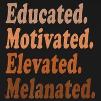 Black History Month Educated Motivated Elevated Melanated Sweatshirt thumb 3