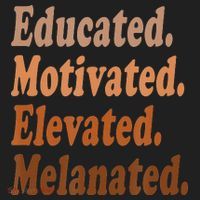 Black History Month Educated Motivated Elevated Melanated Tumbler thumb 3