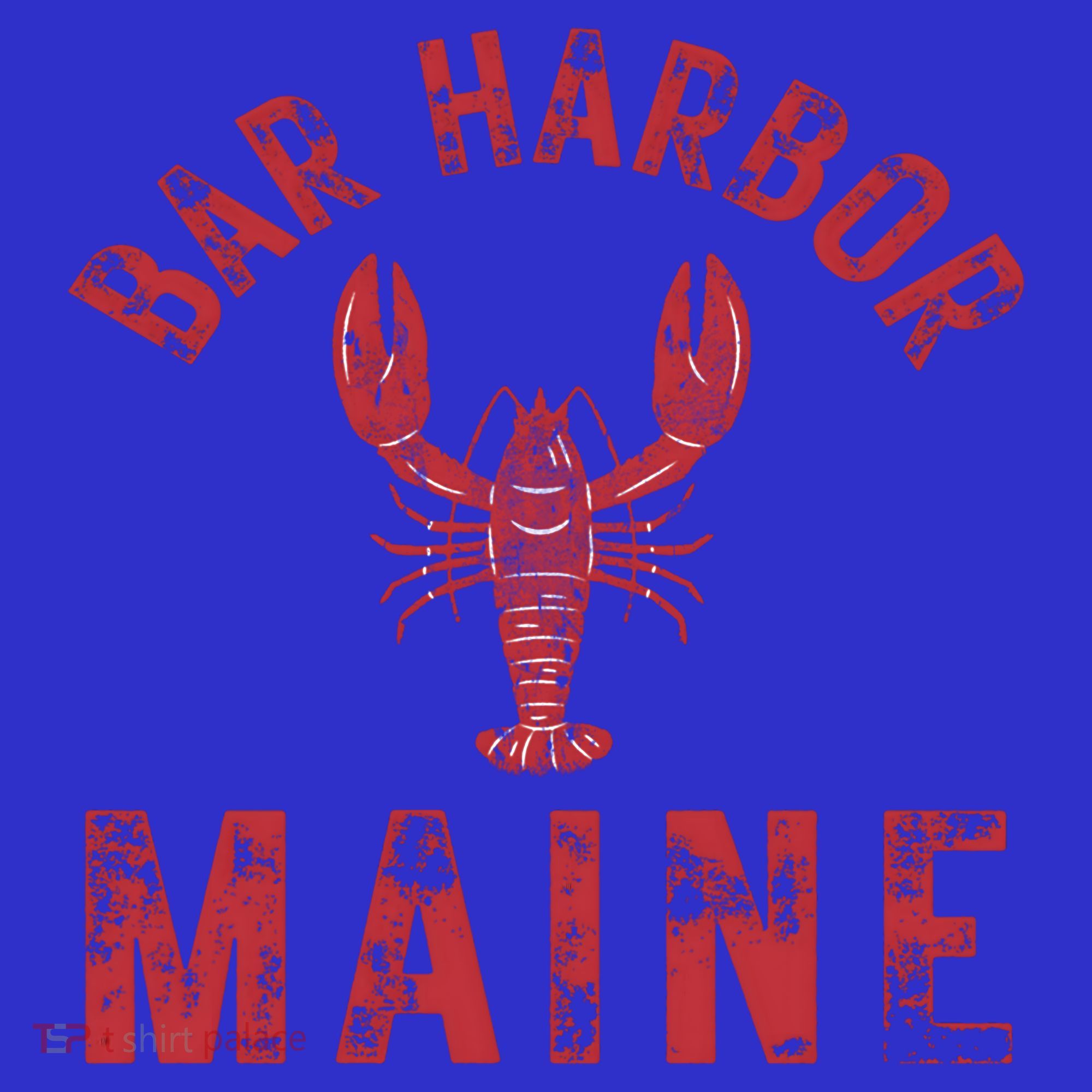 Bar Harbor Maine Lobster Travel Acadia Vintage Gift T-Shirt