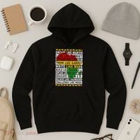 Black History Month Dream Like African Leader Hoodie thumb 3