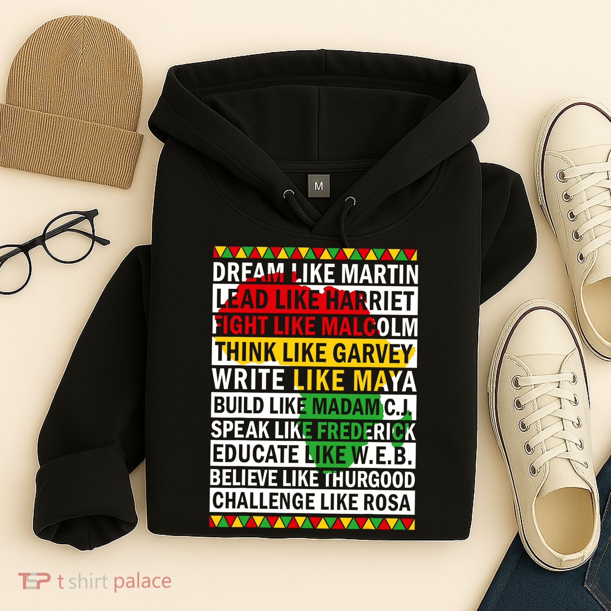 Black History Month Dream Like African Leader Hoodie