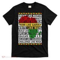 Black History Month Dream Like African Leader T-Shirt thumb 0