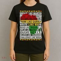 Black History Month Dream Like African Leader T-Shirt thumb 4