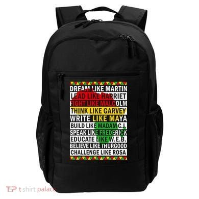 Black History Month Dream Like African Leader Backpack