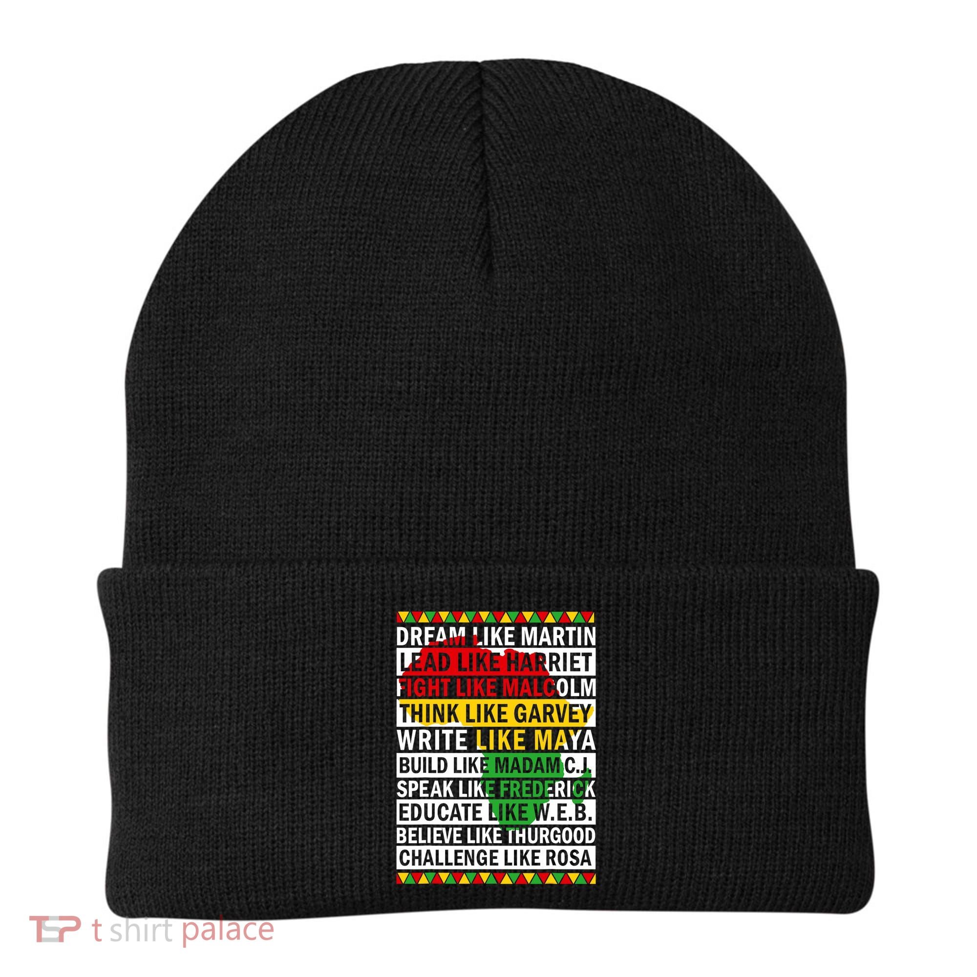 Black History Month Dream Like African Leader Beanie