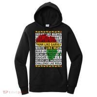 Black History Month Dream Like African Leader Women's Hoodie thumb 0