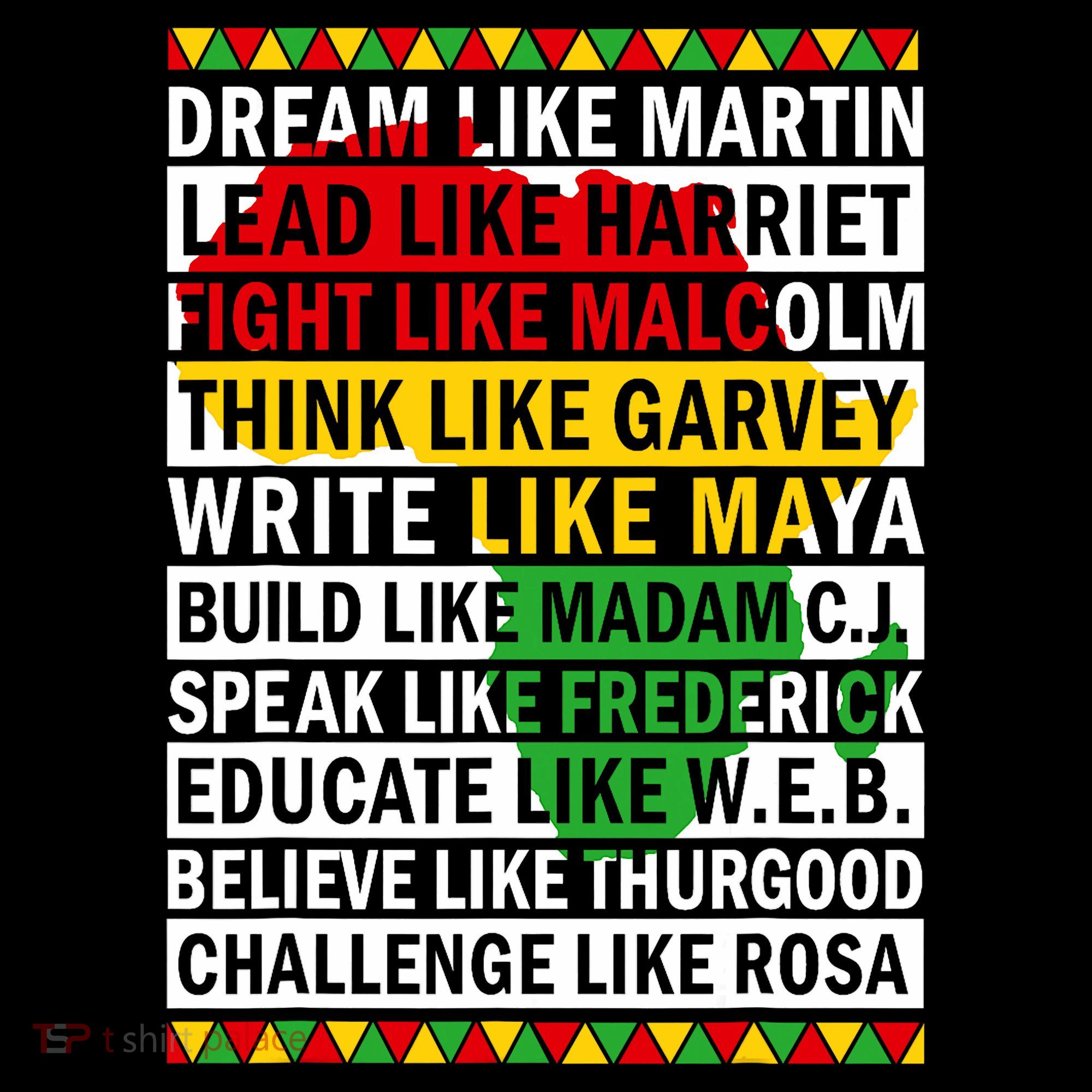 Black History Month Dream Like African Leader Mousepad