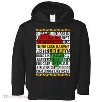 Black History Month Dream Like African Leader Toddler Hoodie thumb 0