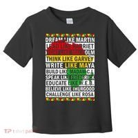 Black History Month Dream Like African Leader Toddler T-Shirt thumb 0