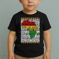 Black History Month Dream Like African Leader Toddler T-Shirt thumb 2