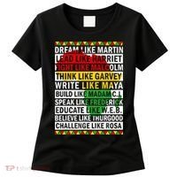 Black History Month Dream Like African Leader Women's T-Shirt thumb 0