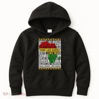 Black History Month Dream Like African Leader Kids Hoodie thumb 0