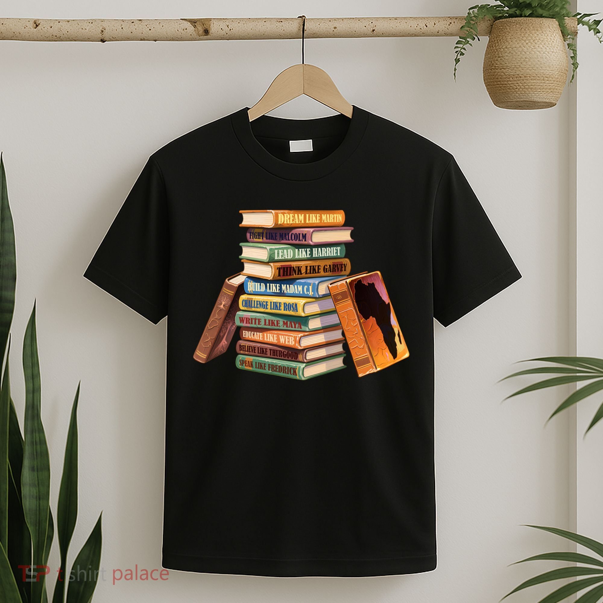 Black History Month Black Leaders Books T-Shirt