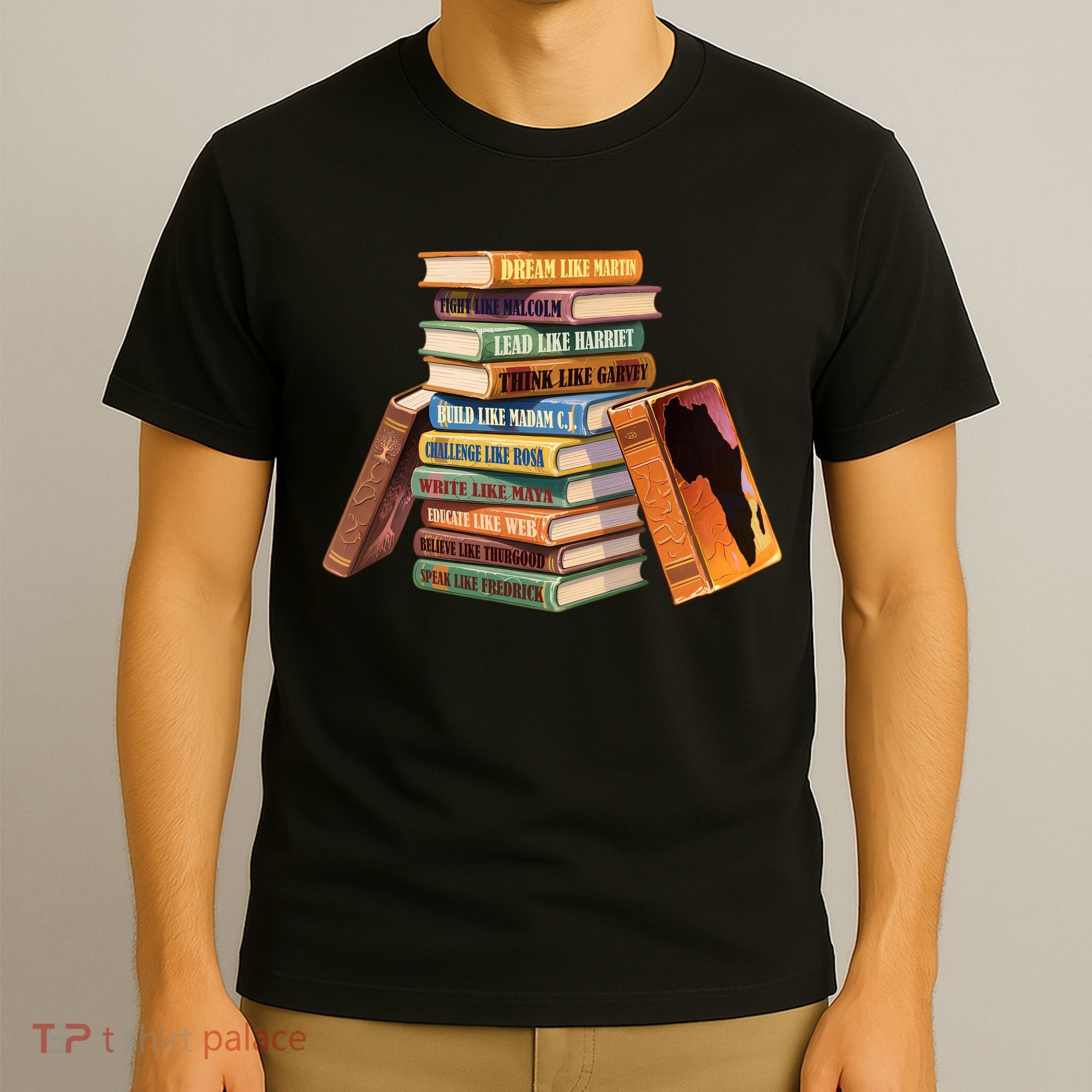 Black History Month Black Leaders Books T-Shirt