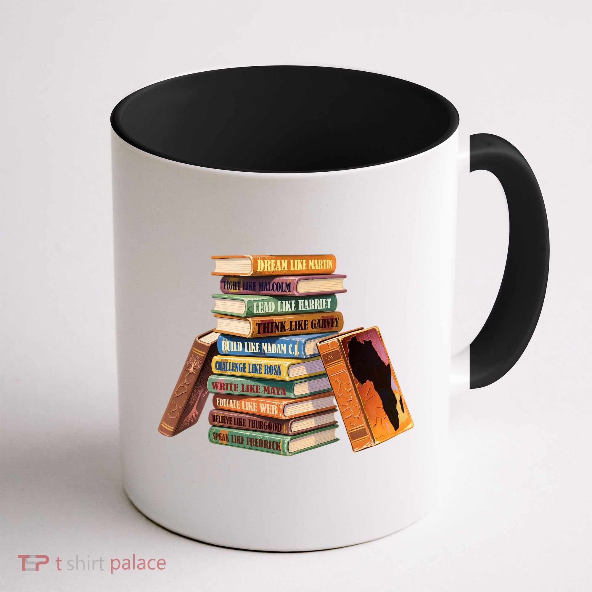 Black History Month Black Leaders Books Coffee Mug