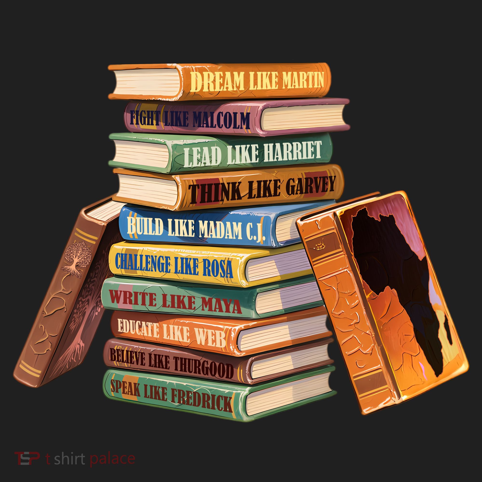 Black History Month Black Leaders Books Tumbler
