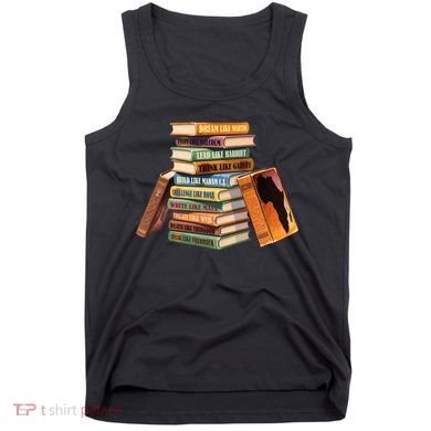 Black History Month Black Leaders Books Tank Top