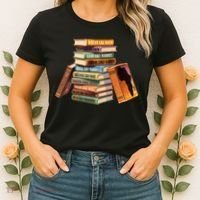 Black History Month Black Leaders Books Women's T-Shirt thumb 2