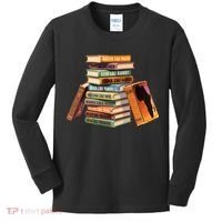 Black History Month Black Leaders Books Kids Long Sleeve Shirt thumb 0