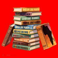 Black History Month Black Leaders Books Santa Hat thumb 1