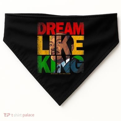 Black History Month Martin Have Dream Luther King Day USA-Made Doggie Bandana