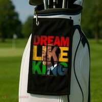 Black History Month Martin Have Dream Luther King Day Golf Towel thumb 2