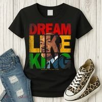 Black History Month Martin Have Dream Luther King Day Women's T-Shirt thumb 3