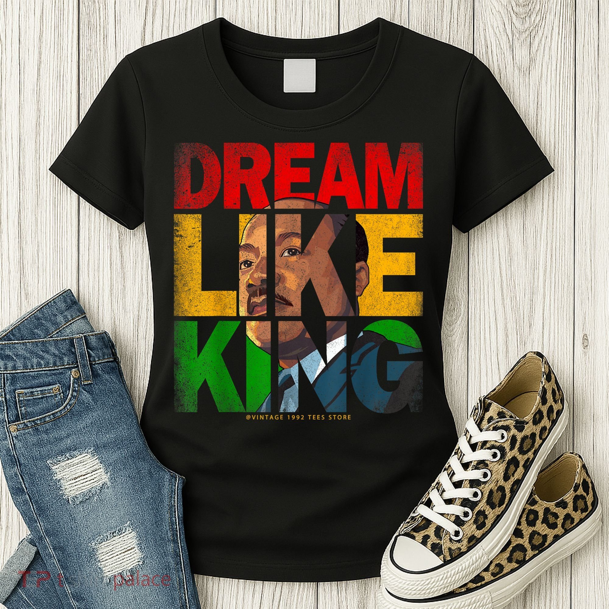 Black History Month Martin Have Dream Luther King Day Women's T-Shirt